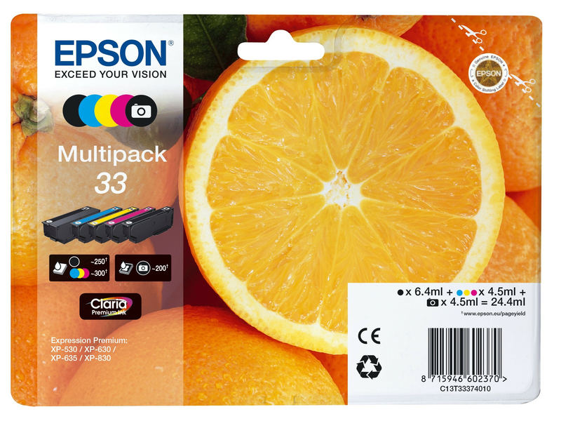 Epson T3337 Tintapatron, multipack