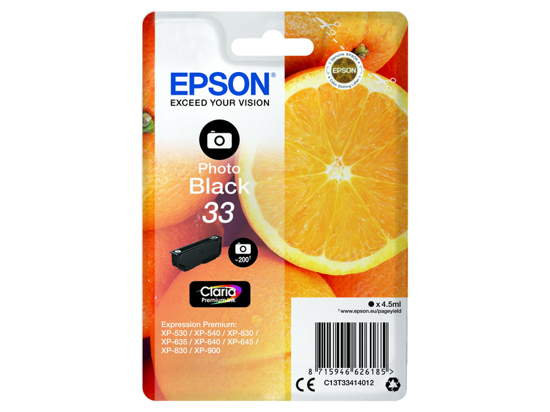 Epson T3341 Tintapatron, Fotó fekete