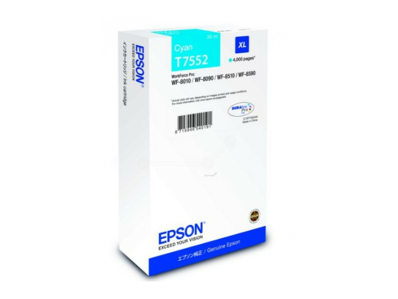 Epson T7552 Tintapatron, Ciánkék