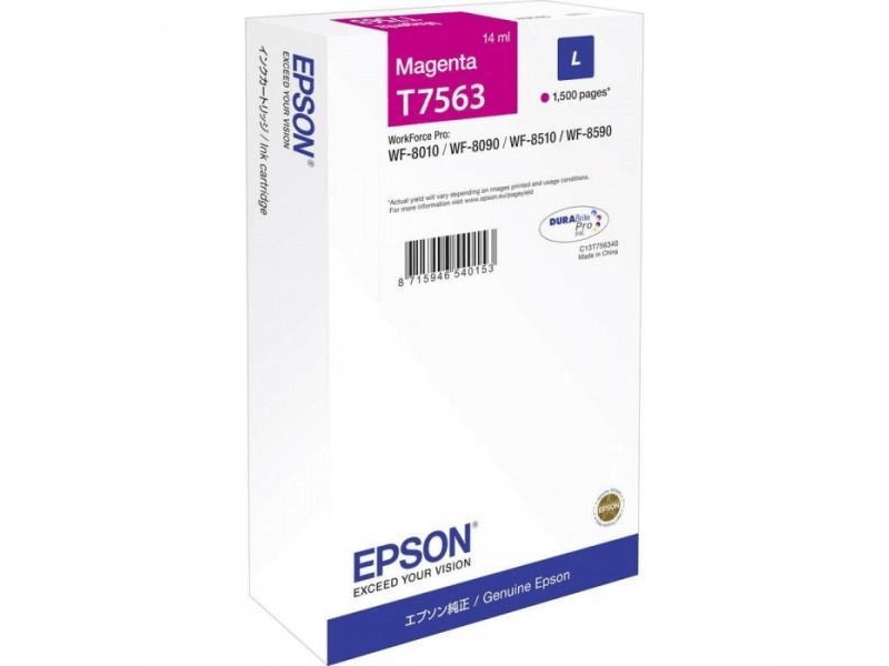 Epson T7563 Tintapatron, Magenta