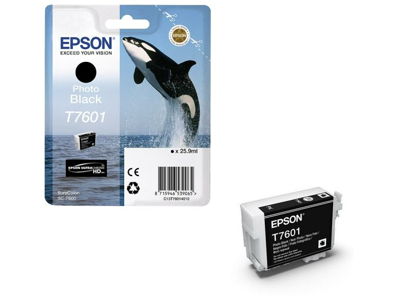 Epson T7601 Tintapatron Fekete