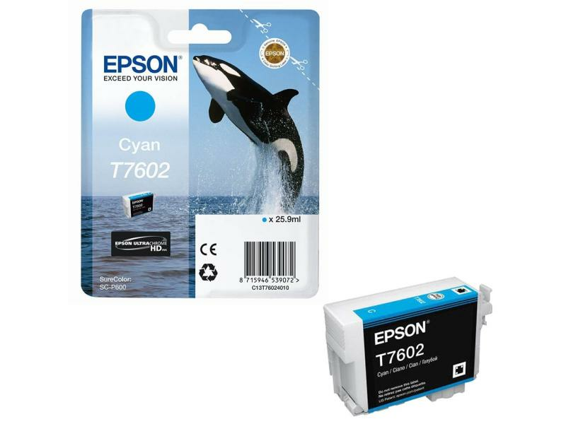 Epson T7602 Tintapatron, Ciánkék