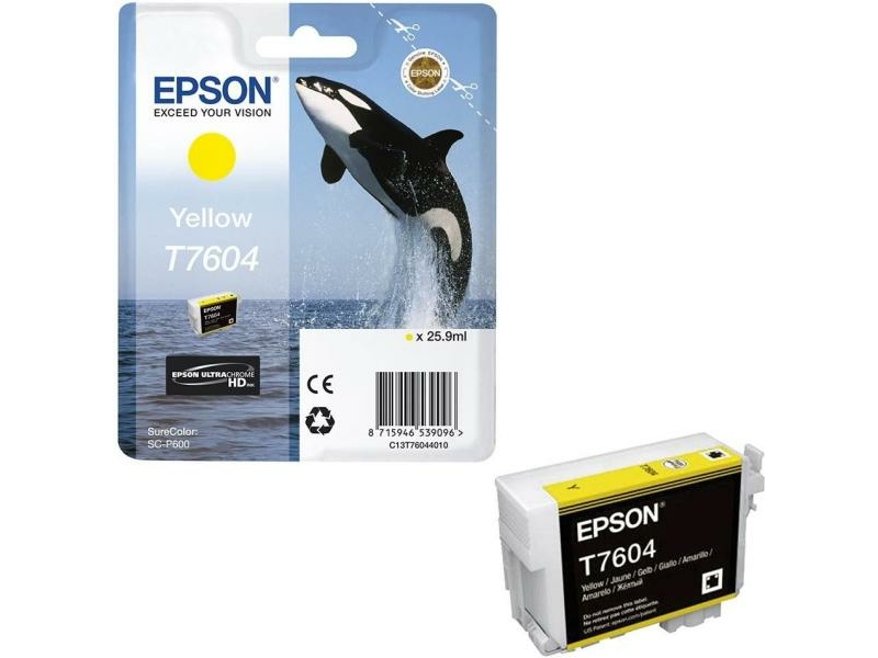 Epson T7604 Tintapatron, Sárga