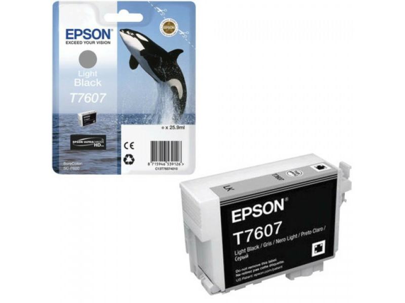 Epson T7607 Tintapatron, Világos fekete