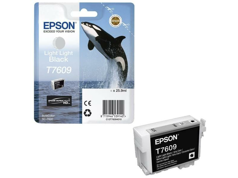 Epson T7609 Tintapatron, Világos Fekete