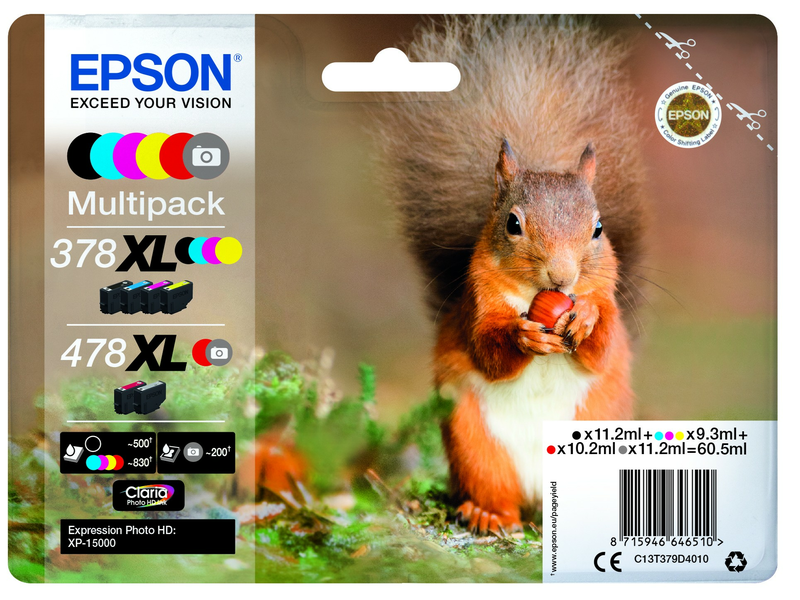 Epson T379D, Multipack, tintapatron