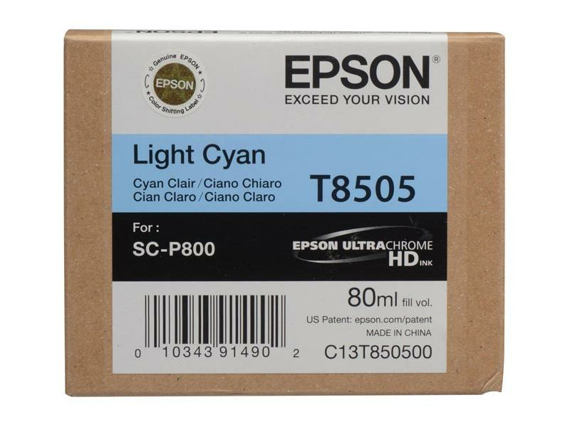 Epson T8505 Tintapatron, Világos ciánkék