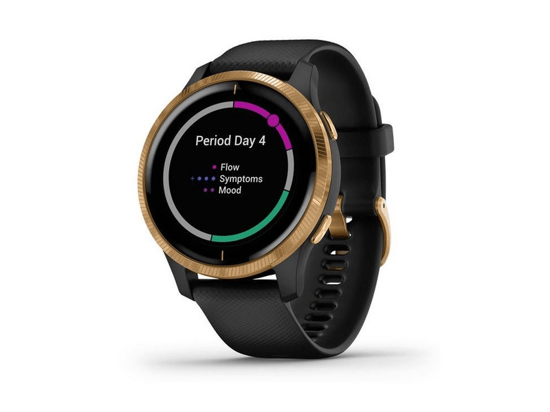 Garmin Venu fekete-arany arany színű csattal, Okosóra (010-02173-33)