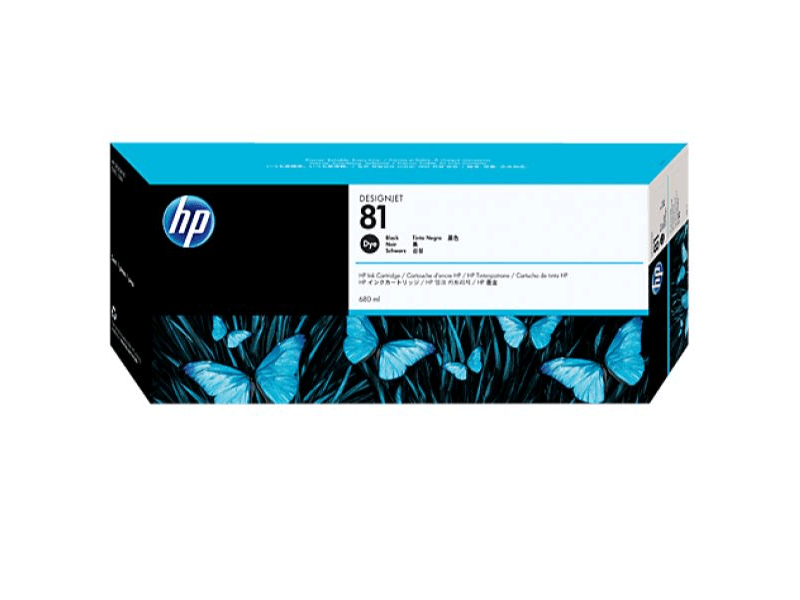 HP 81 fekete eredeti tintapatron (C4930A)