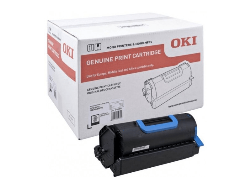 Oki 45488802 Toner, fekete