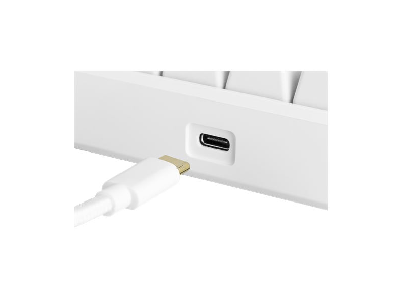 Deltaco GAM-075B-W Mechanikus Gamer billentyűzet, fehér