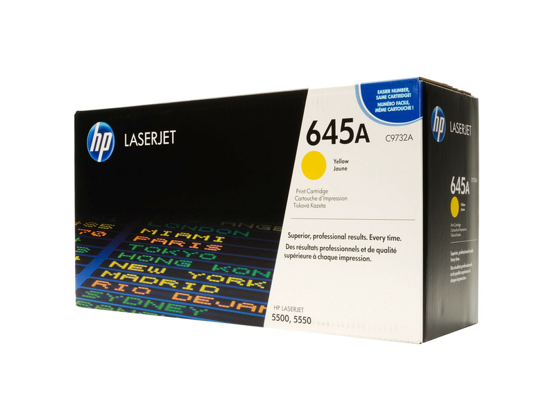 HP C9732A Nyomtató toner, sárga