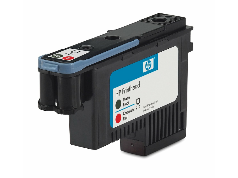 HP CD949A Nyomtatófej, fekete-piros