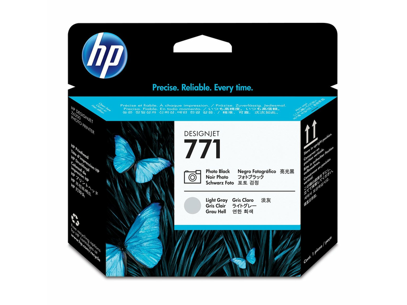 HP CE020A Nyomtatófej, fotófekete, light szürke