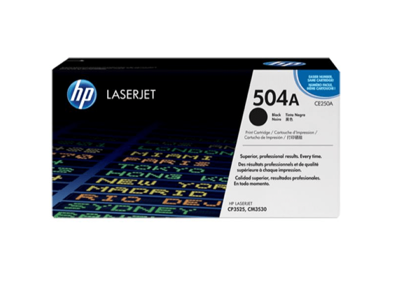 HP 504a fekete eredeti toner (CE250A)