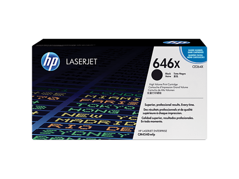 HP 646x fekete eredeti toner (CE264X)