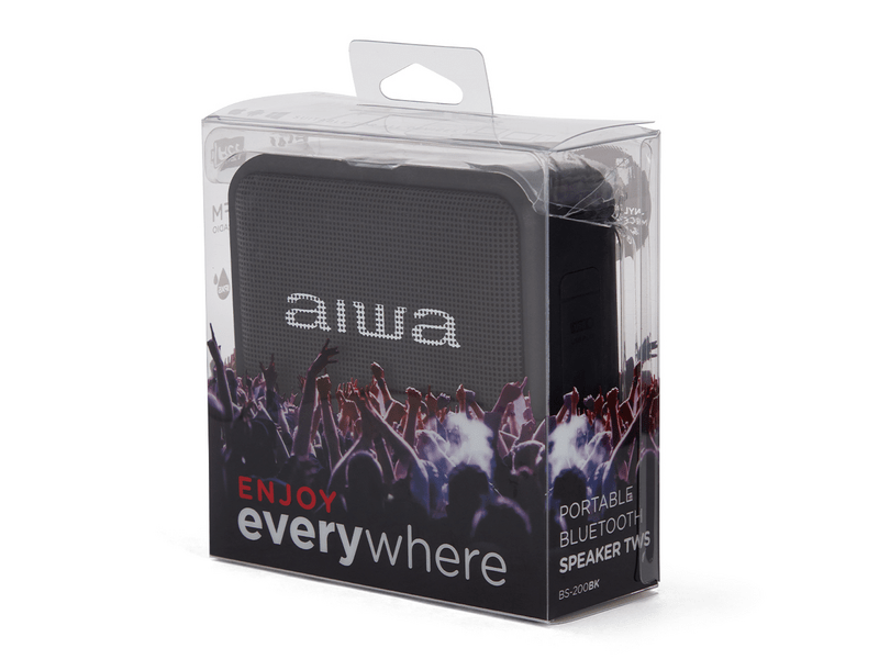 Aiwa BS-200BK Bluetooth hangszóró, fekete