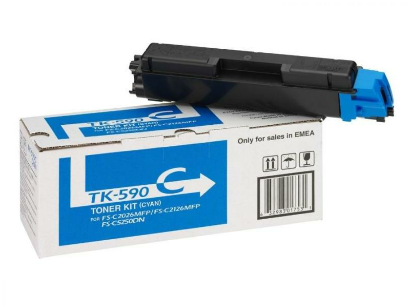 Kyocera TK-590 (1T02KVCNL0) Ciánkék Toner