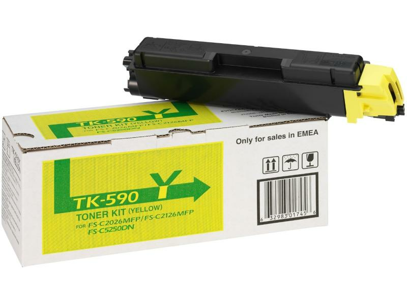 Kyocera TK-590 (1T02KVANL0) Sárga Toner