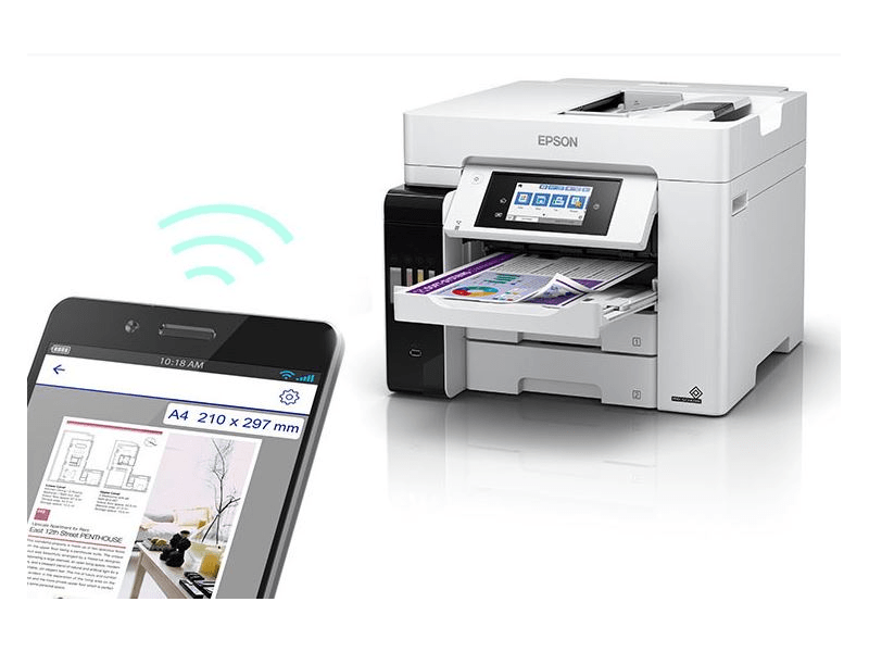 Epson L6580 színes MFP, Duplex, 8100/6500 oldal tintával