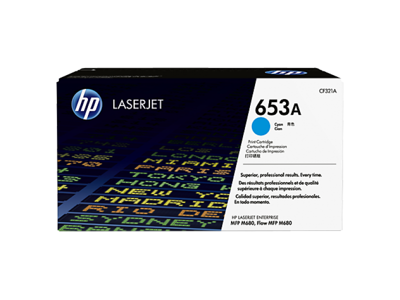 HP 653a ciánkék eredeti toner (CF321A)