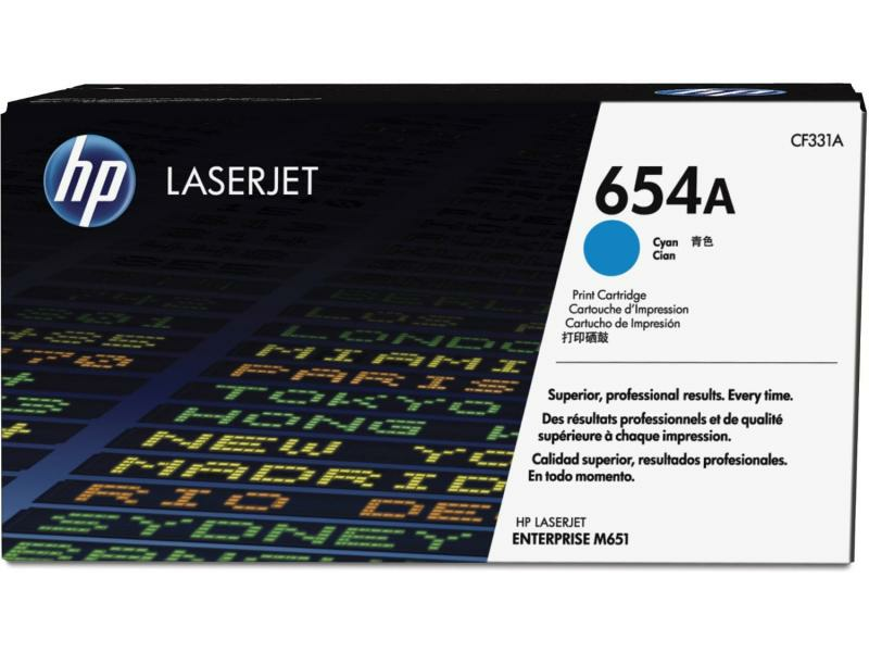 HP 654a ciánkék eredeti toner (CF331A)