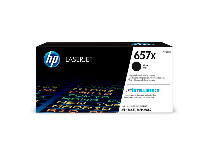 HP CF470X (657X) Toner, fekete