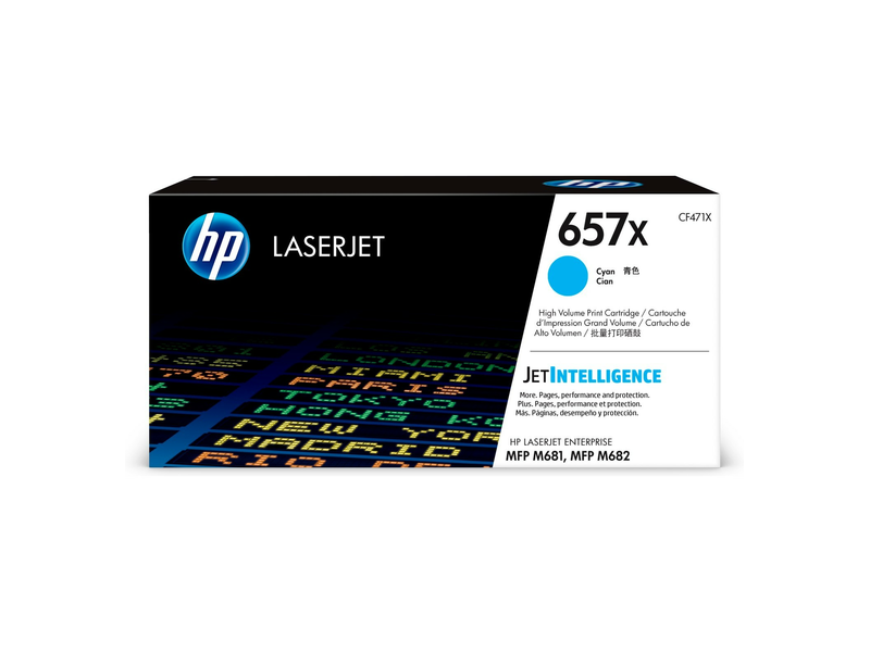 HP 657x ciánkék eredeti toner (CF471X)