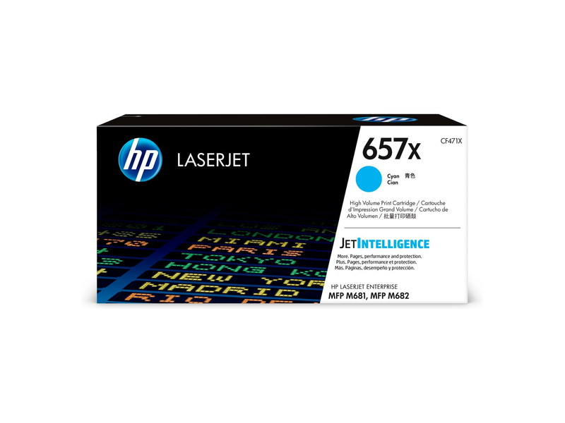 HP CF471X (657X) Ciánkék Toner