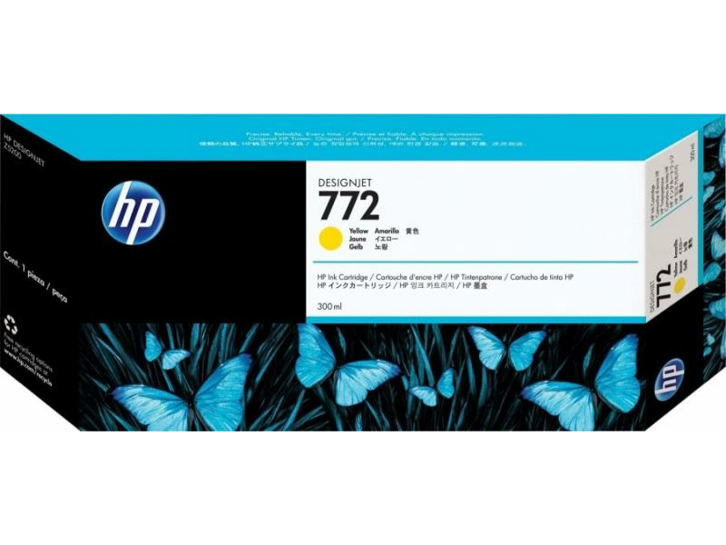 HP CN630A DesignJet 772 Tintapatron, Sárga