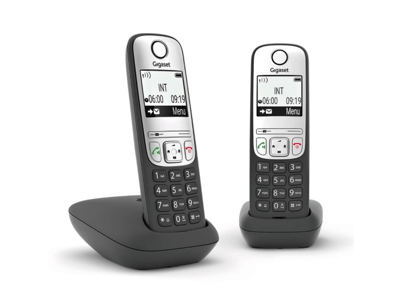 Gigaset A690 DUO DECT Telefon, fekete