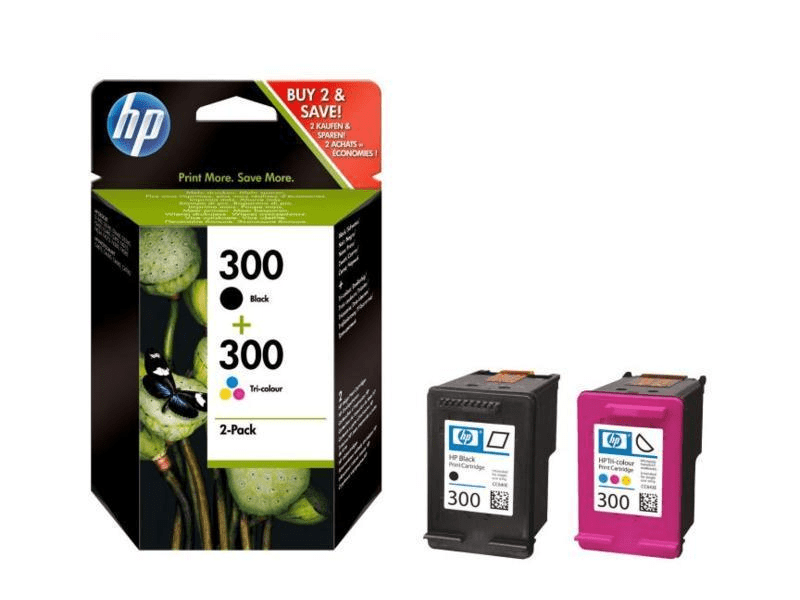 HP 300 2 darabos eredeti tintapatron csomag (CN637EE)