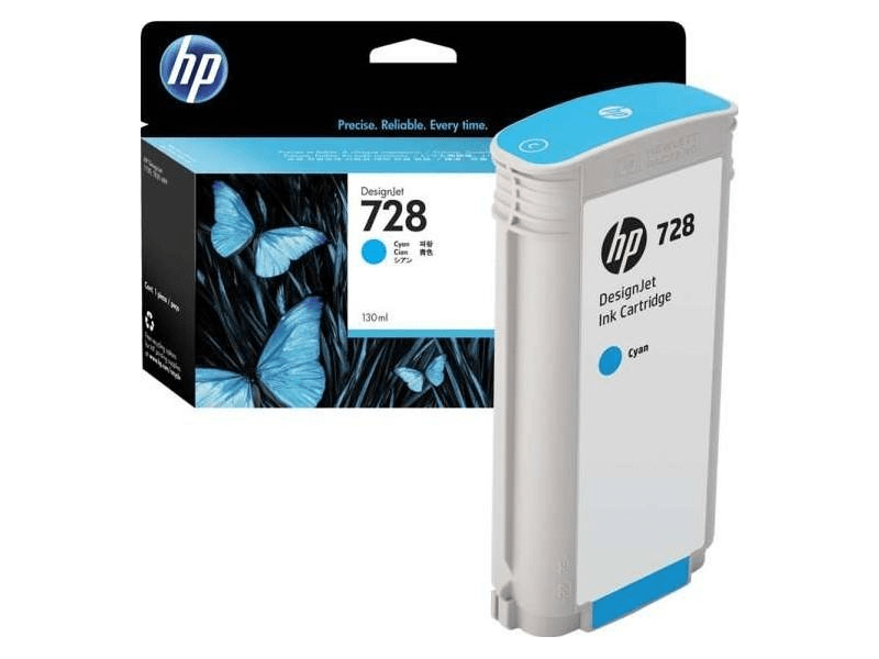 HP 728 ciánkék eredeti tintapatron (F9J67A)