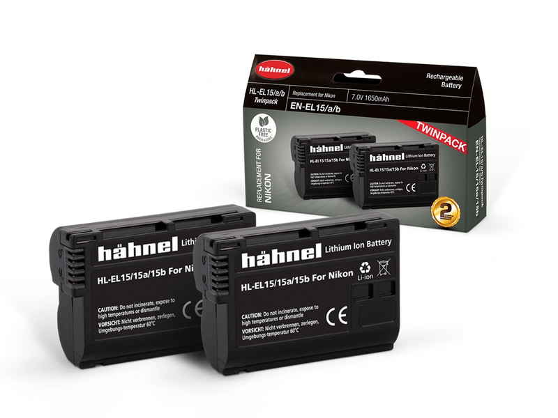 Hahnel HL-EL15HP/A TwinPack Fényképezőgép akkumulátor