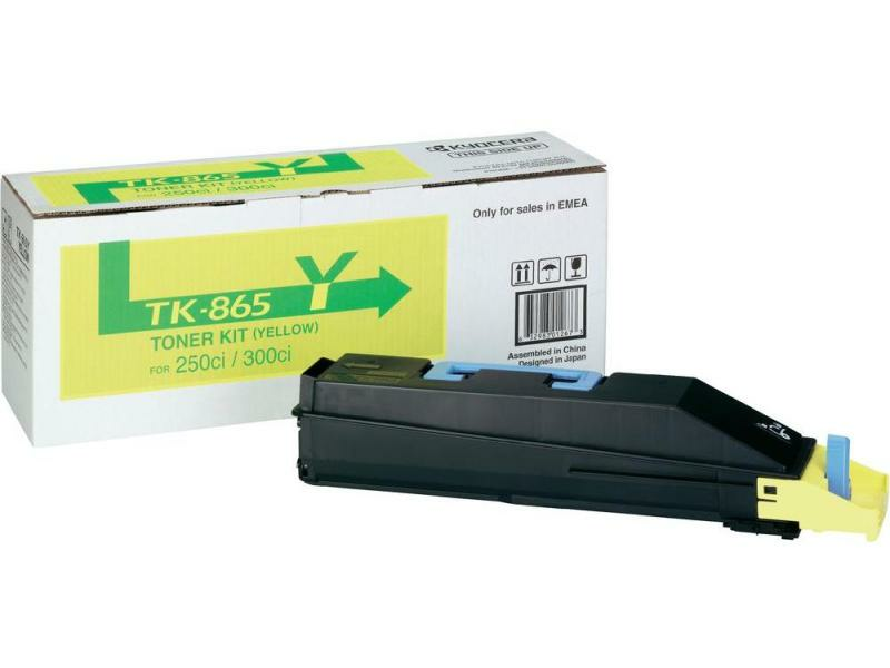 Kyocera TK-865Y T02JZAEU0 lézernyomtató toner, sárga