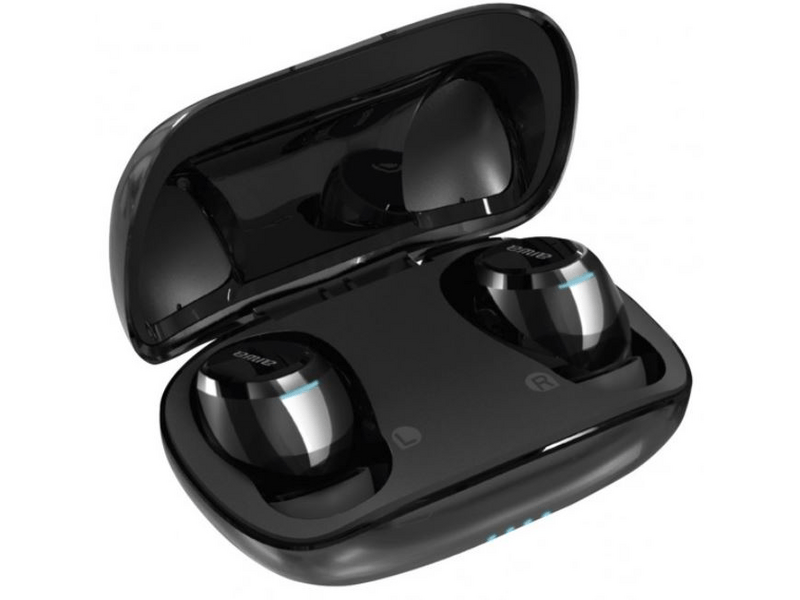 Aiwa EBTW-850 vezeték nélküli fülhallgató tokkal, fekete