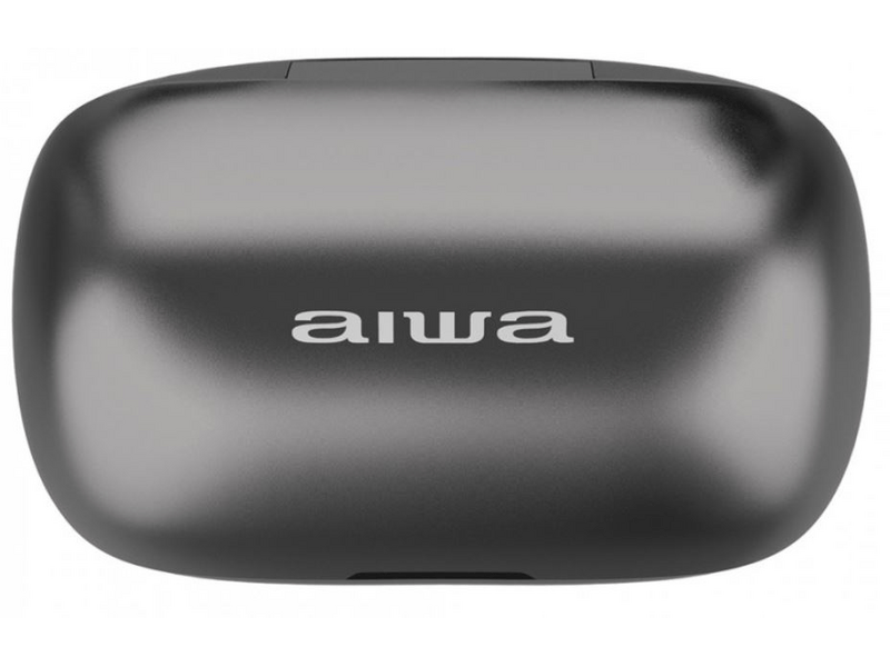 Aiwa EBTW-850 vezeték nélküli fülhallgató tokkal, fekete