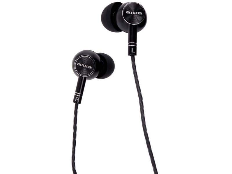 Aiwa ESTM-100BK vezetékes fülhallgató, fekete