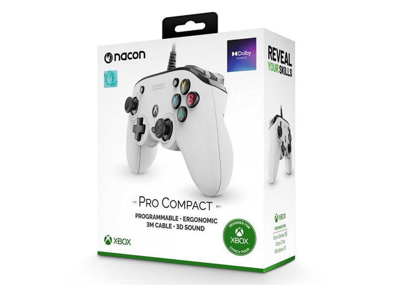 Nacon Pro Kontroller, fehér