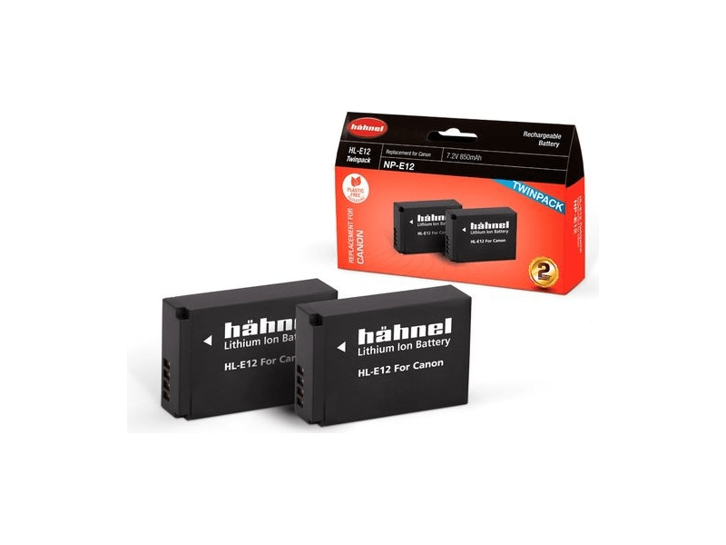 Hahnel HL-E12 TwinPack Fényképezőgép Akkumulátor