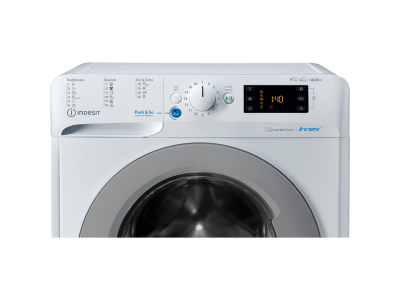 Indesit BDE 961483X WS EU N mosó- és szárítógép