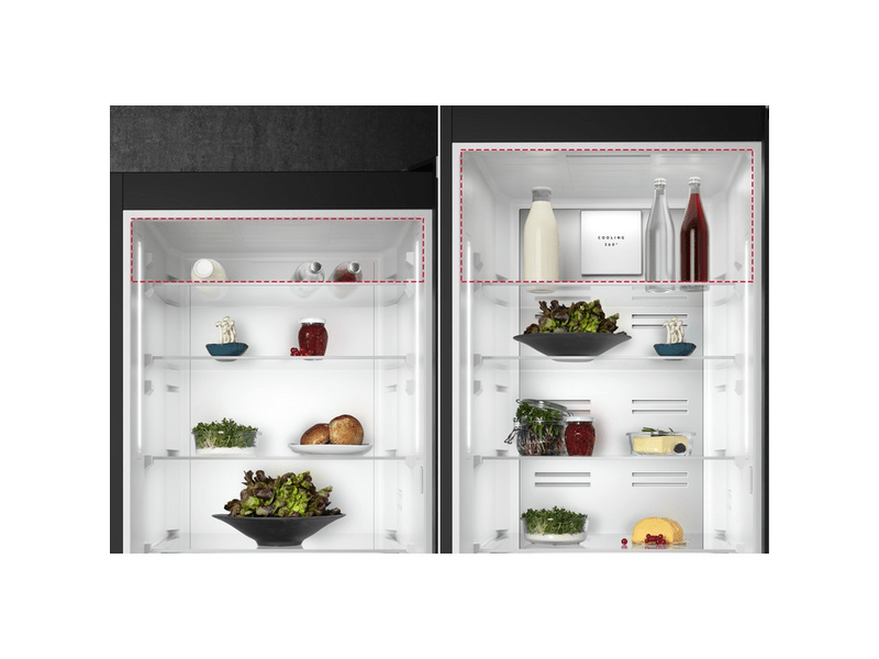 AEG RCB646E3MB Kombinált hűtőszekrény, NoFrost, 192 cm