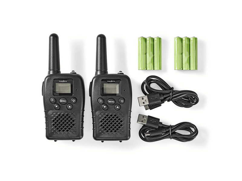 Nedis WLTK1000BK Walkie-Talkie szett