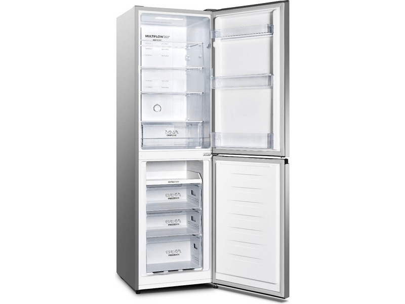Gorenje NRK4181CS4 Alulfagyasztós hűtőszekrény, ezüst