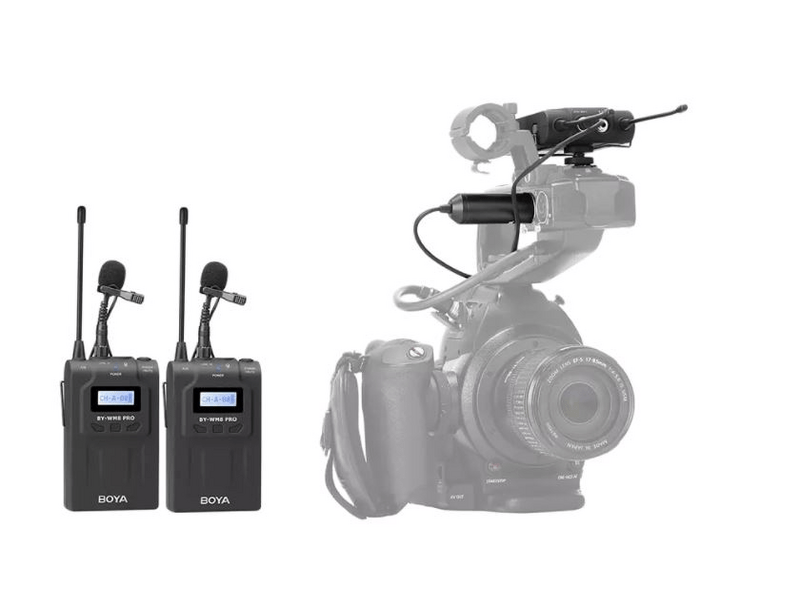 Boya BY-WM8 Pro-K2 UHF Vezeték nélküli mikrofonrendszer