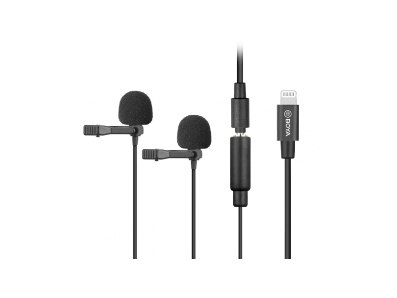 Boya BY-M2D Digitális kettős csíptethető mikrofon