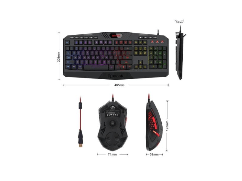 Redragon S101-BA Gaming Combo 4 in 1
