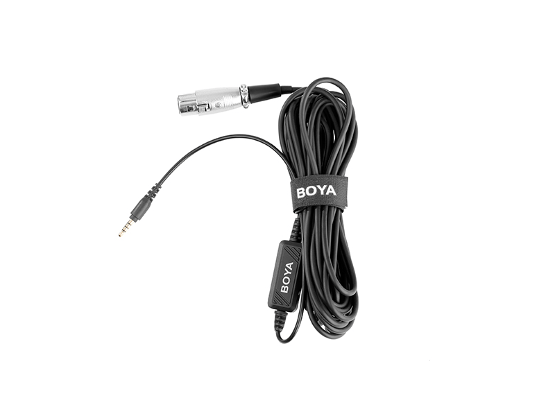 Boya BY-BCA6 XLR - 3,5 mm TRRS jack adapter