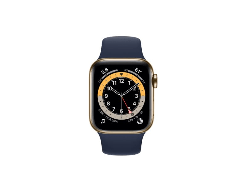 Apple Watch Series 6 GPS + Cellular 44mm, Arany-kék