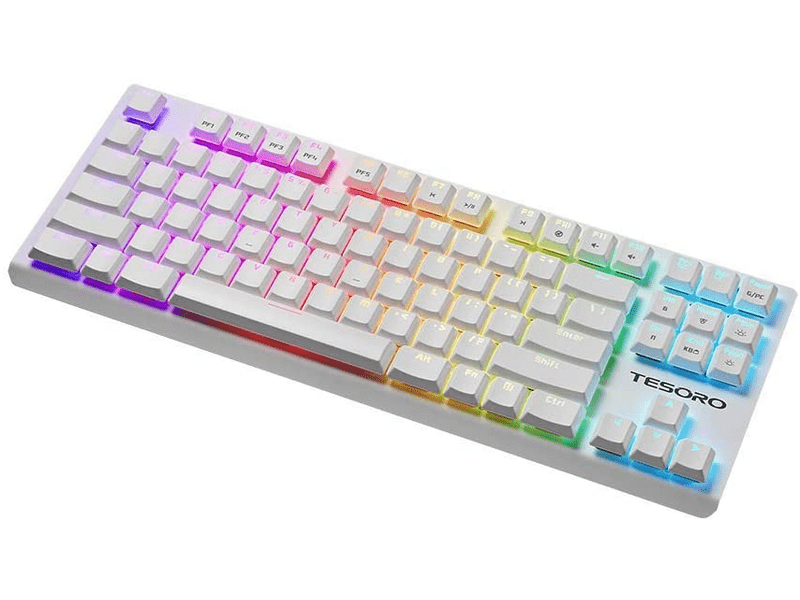 Tesoro G11TKL Gram Spektrum Billentyűzet, fehér
